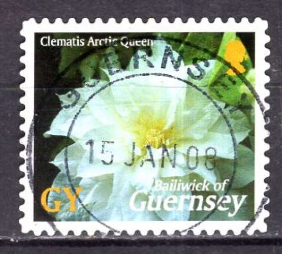 GUERNESEY 2004 LES FLEURS L'ARTIC QUEEN  OBLITERE