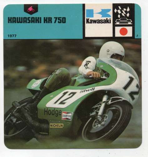 FICHE MOTO - KAWASAKI KR 750