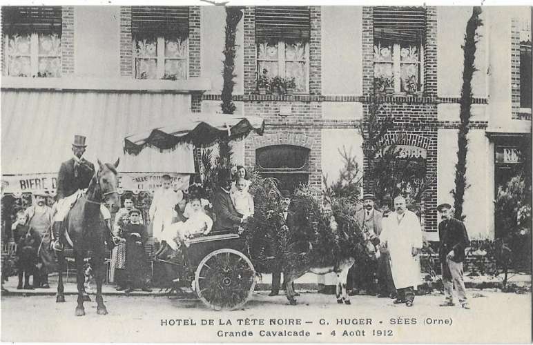 SEES: Hôtel de la Tête Noire - Huger - Grande Cavalcade 1912