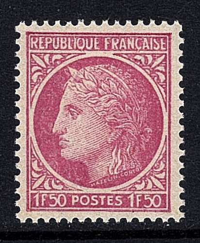 France 1945-47 : n° 679 ** / sans charnière / Luxe