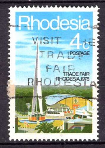 RHODESIE DU SUD 1978 FOIRE COMMERCIALE OBLITERE