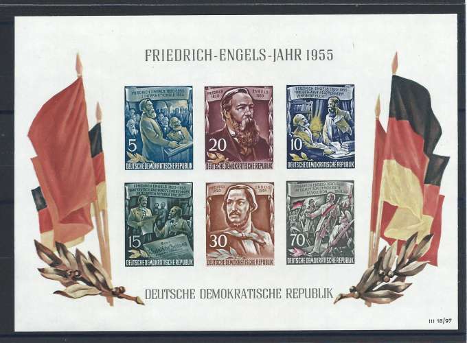 Allemagne RDA Bloc N°7** (MNH) 1955 - Philosophe 