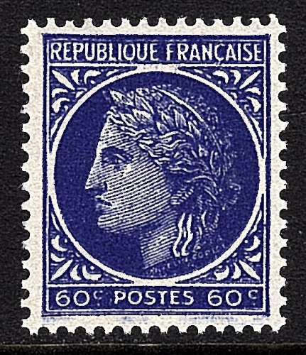 France 1945-47 : n° 674 ** / sans charnière / Luxe