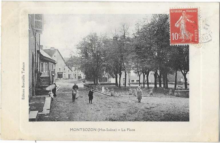 MONTBOZON: la Place - édit Bercaille