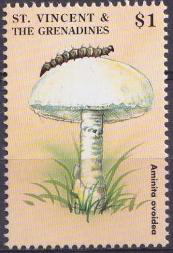 St Vincent et Grenadines 1998 Y&T 3413 neuf ** - Champignons 