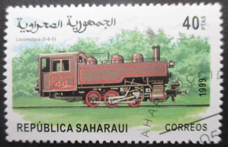 SAHARAUI Locomotive oblitéré