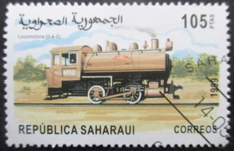 SAHARAUI Locomotive oblitéré