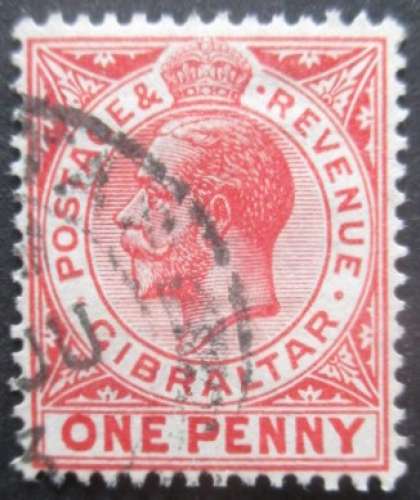 GIBRALTAR N°74 oblitéré cote 1€