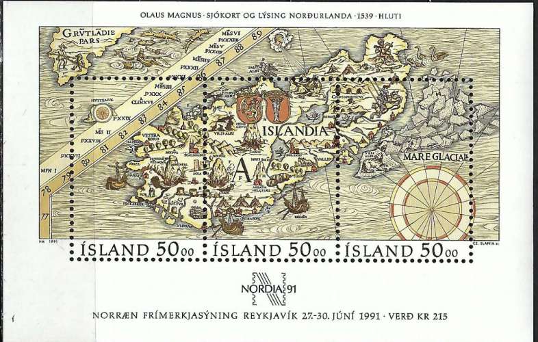 Islande - 1991 - Y & T n° 12 Blocs & feuillets - MNH