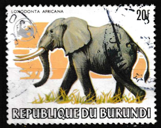 Burundi 1982 YT 855 Obl Eléphant d'Afrique