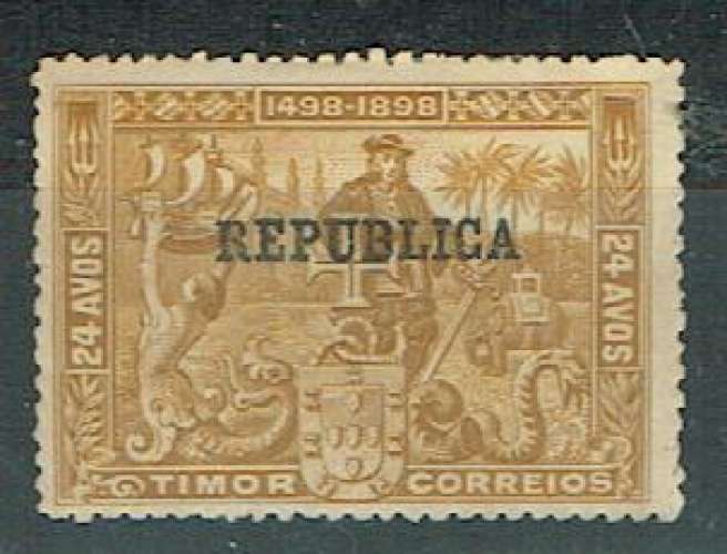 TIMOR 1913 - YT 135 MH  SURCHARGÉ 