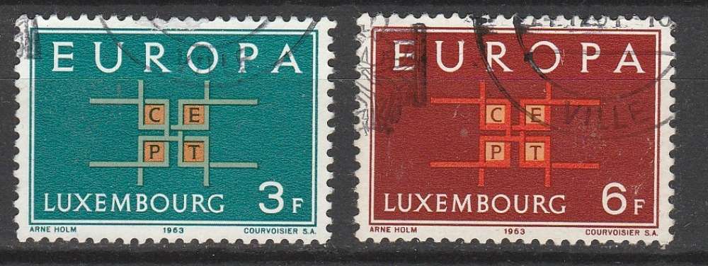 Luxembourg 1963 Europa CEPT YT 634 & 635