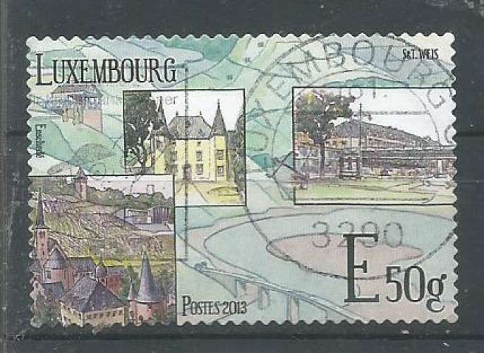 Luxembourg  2013 - YT 1925 - Châteaux - cote 1,50