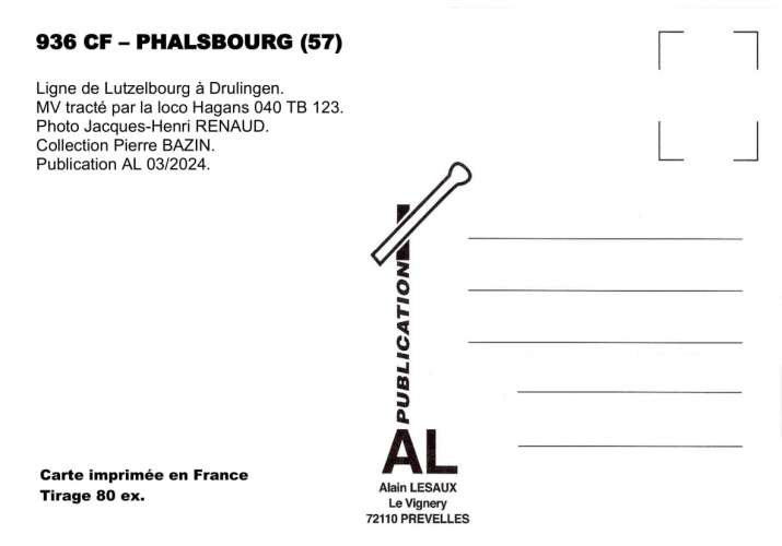 *AL CF 929 à 943 - Série de 15 cartes postales des Chemins de Fer Secondaires en France