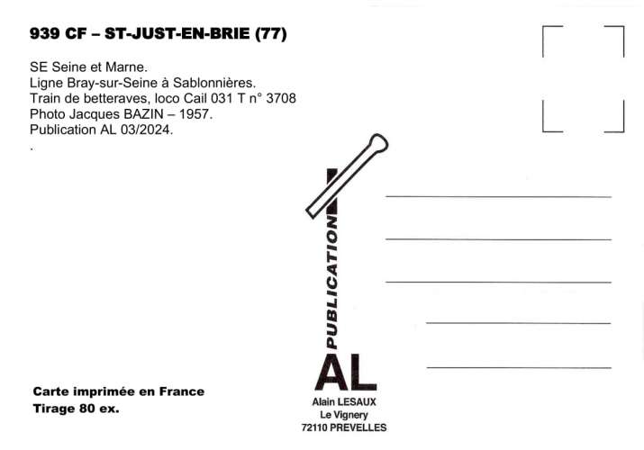 *AL CF 929 à 943 - Série de 15 cartes postales des Chemins de Fer Secondaires en France