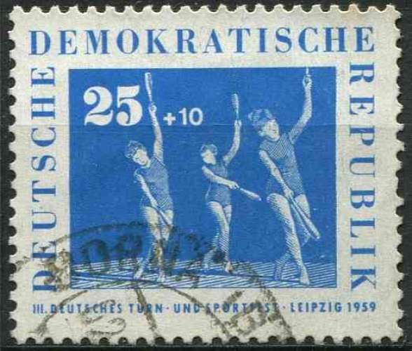 ALLEMAGNE RDA 1959 OBLITERE N° 424