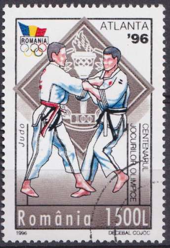 Roumanie 1996 Y&T 4338 oblitéré - Judo 