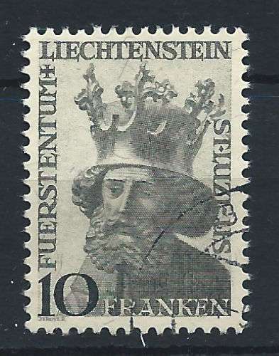 Liechtenstein N°222 Obl (FU) 1946 - Effigie de Saint Lucien