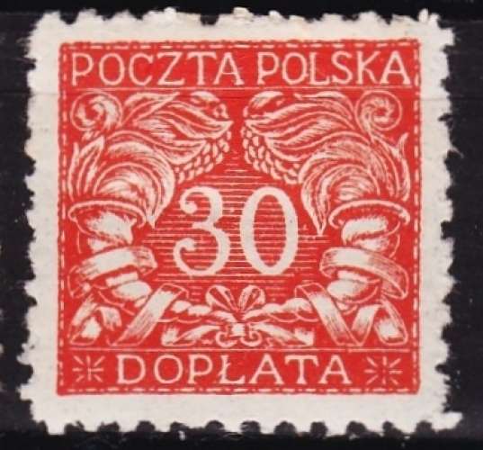 Pologne - Timbre-taxe  - Y&T N° 18*