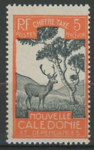 NOUVELLE CALEDONIE  neuf * N° 28  trace de charnière