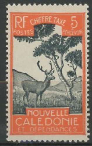 NOUVELLE CALEDONIE  neuf * N° 28  trace de charnière