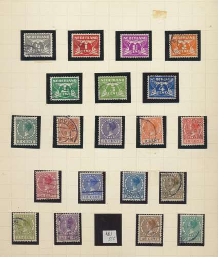 Pays-Bas  45 timbres oblitérés