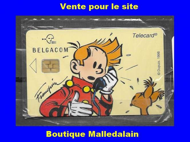 TCH 3 - Télécarte Spirou - Tirage limité N° 0337 - Belgacom