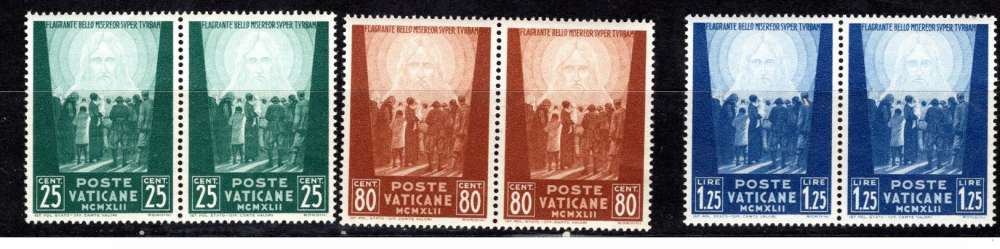 Vatican (1942) Œuvres de charité de Pie XII ** MNH