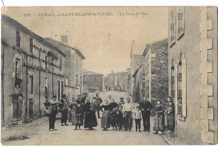 SAINT HILAIREle VOUHIS: la Grande Rue - 1922 lib Poupin