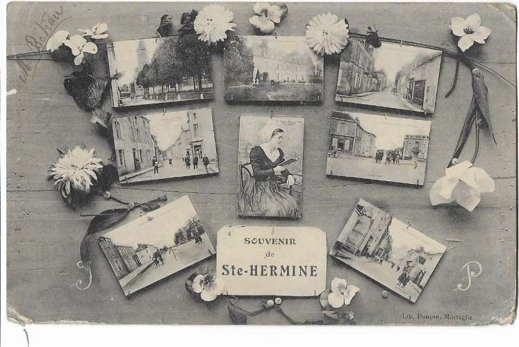 Souvenir de SAINTE HERMINE - lib Poupin