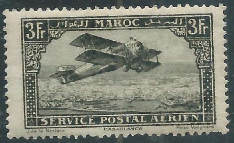 Maroc - Poste Aérienne - Colonies Françaises - Y&T 0011 (*)