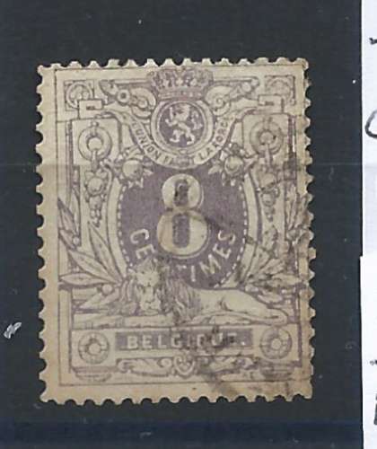 Belgique N°29 Obl (FU) 1869/78 - Chiffre