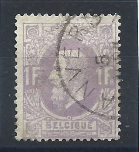 Belgique N°36 Obl (FU) 1869/78 - Roi Léopold II