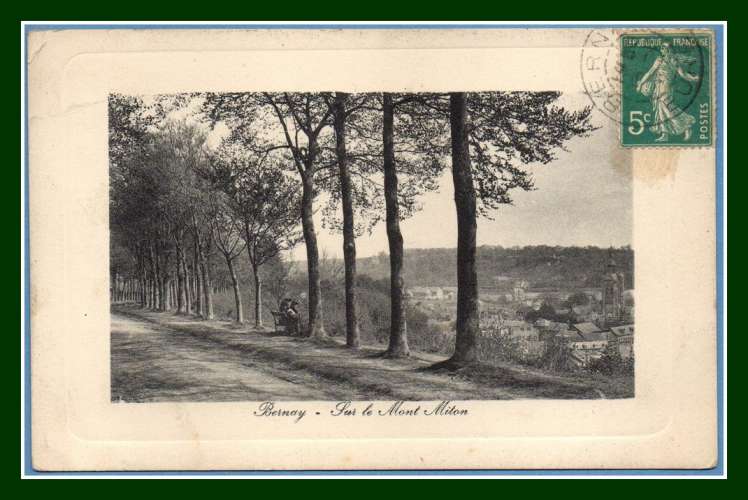 CPA 27 Bernay sur le Mont Miton 1910 carte gauffrée