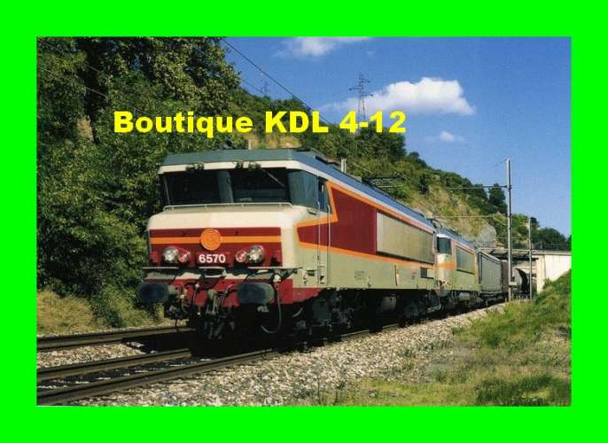 RU 0702 - Train - loco CC 6570 vers BAIX - Ardèche - SNCF