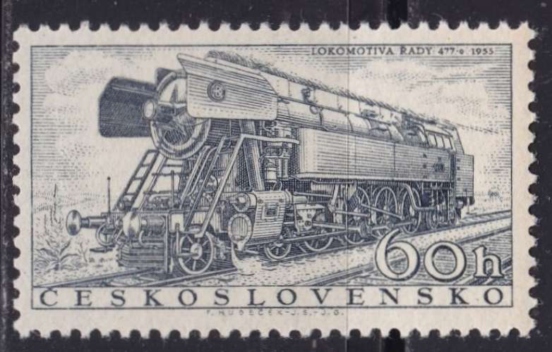 Tchécoslovaquie.  - Année 1956 - Y&T N° 879*