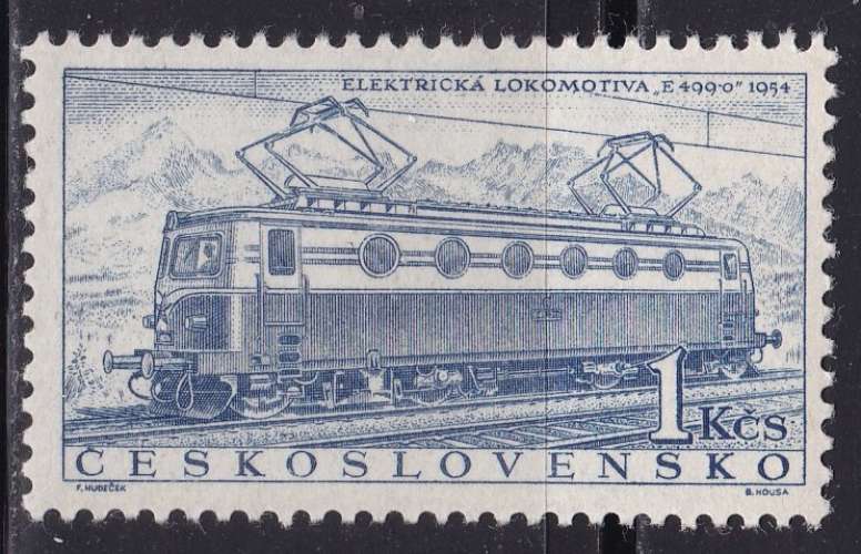 Tchécoslovaquie.  - Année 1956 - Y&T N° 880*