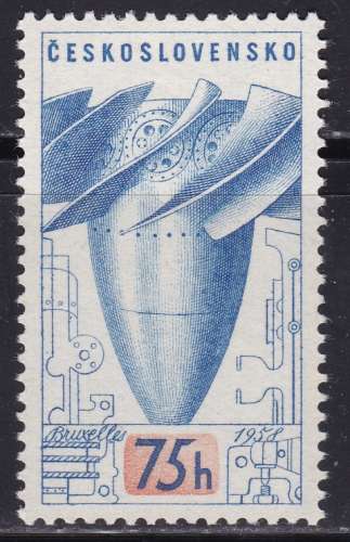 Tchécoslovaquie.  - Année 1958 - Y&T N° 955*