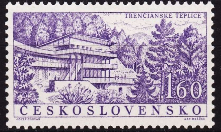 Tchécoslovaquie.  - Année 1958 - Y&T N° 974*