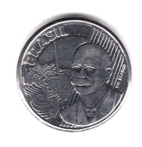 BRESIL PIECE DE 50 CENTAVOS 2003 ACIER INOXIDABLE   REF KM 651a