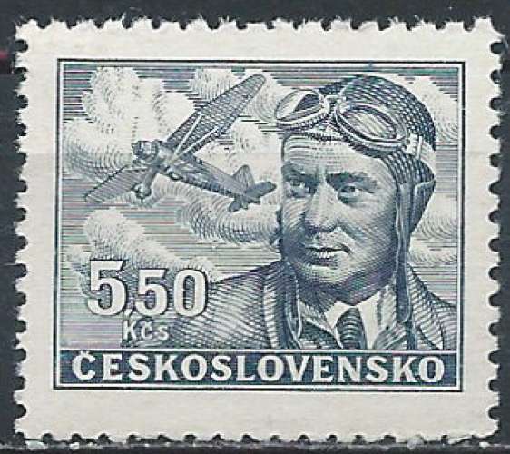 Tchécoslovaquie - 1946-47 - Y & T n° 20 Poste aérienne - MNH