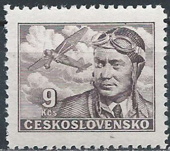 Tchécoslovaquie - 1946-47 - Y & T n° 21 Poste aérienne - MNH