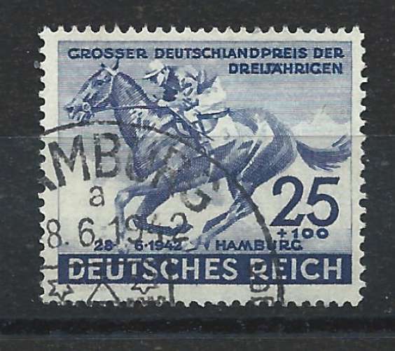 Allemagne Empire N°738 Obl (FU) 1942 - Derby de Hambourg