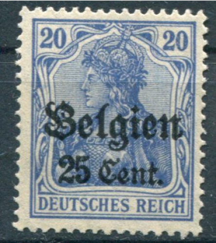 Belgique : Occupation allemande Mi. 18 ** MNH