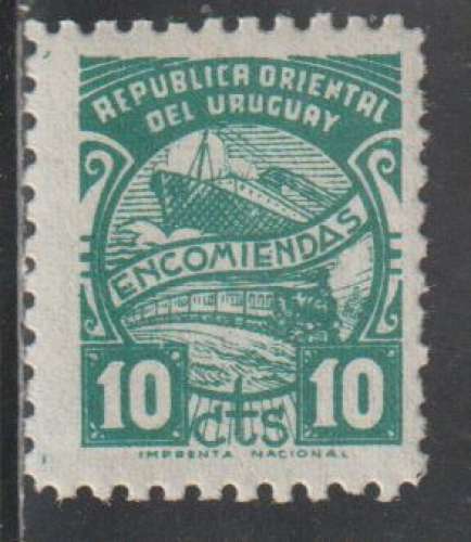 URUGUAY Colis postaux.-  Y&T  N° 90A