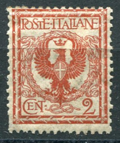 Italie (1901) - Série «florale» 2 cent. * MH