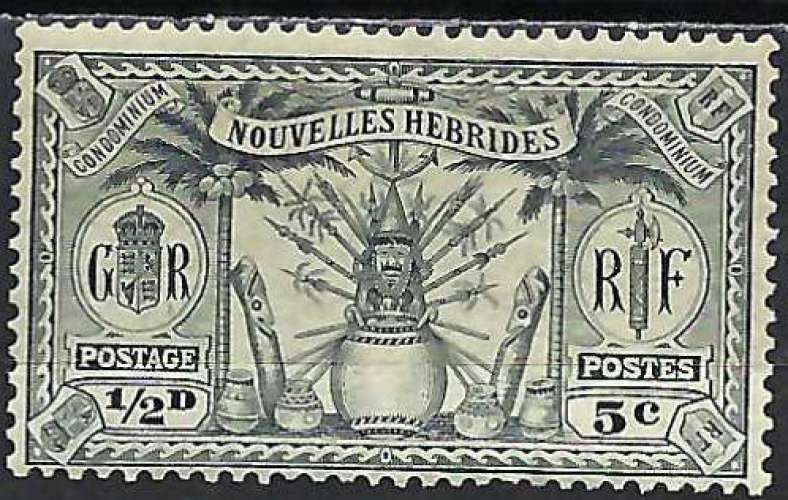 Nouvelles-Hébrides - 1925 - Y & T n° 80 - MH