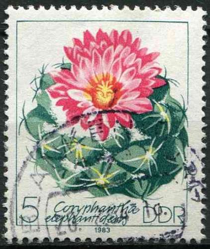 ALLEMAGNE RDA 1983 OBLITERE N° 2445 fleurs