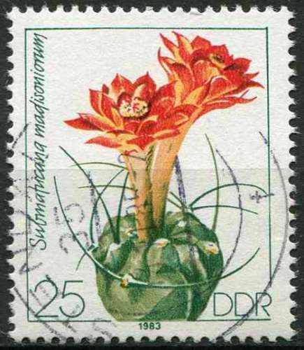 ALLEMAGNE RDA 1983 OBLITERE N° 2448 fleurs