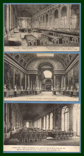 Lot 11 CPA VERSAILLES (78) voy. et non, 4 SCANS